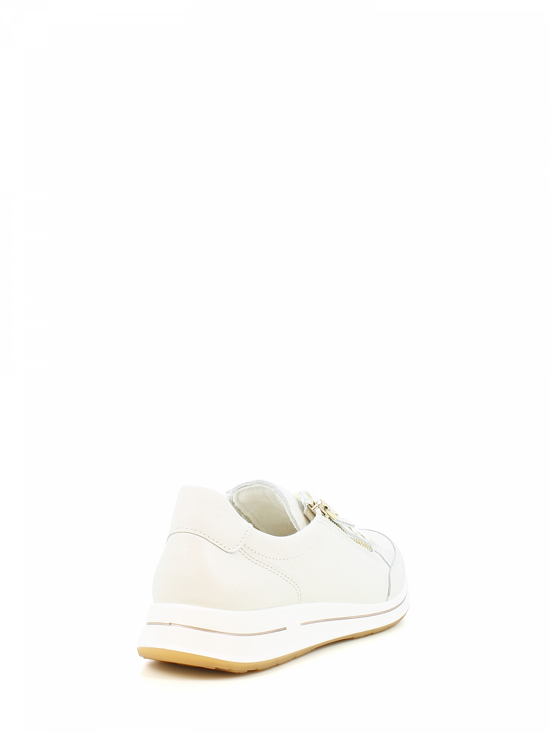 Ara Soft Cream Leather Sneaker
