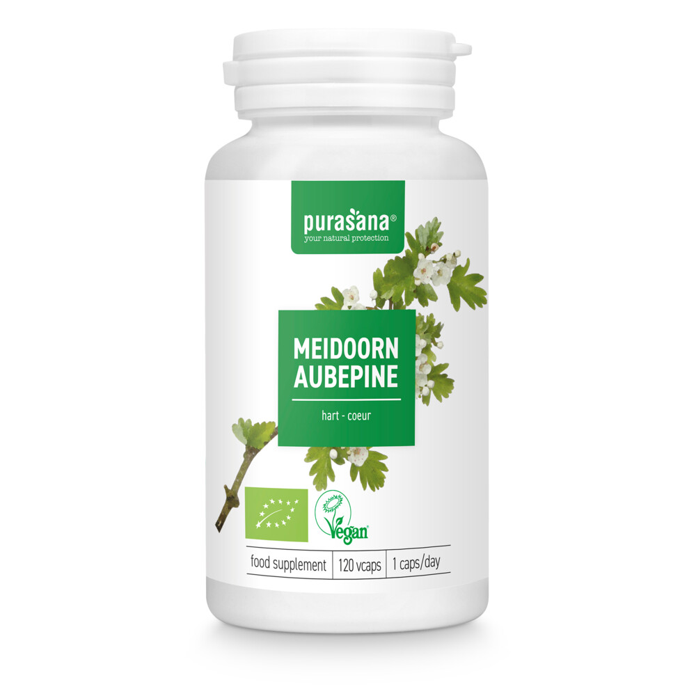 Purasana Meidoorn 120 vegacapsules
