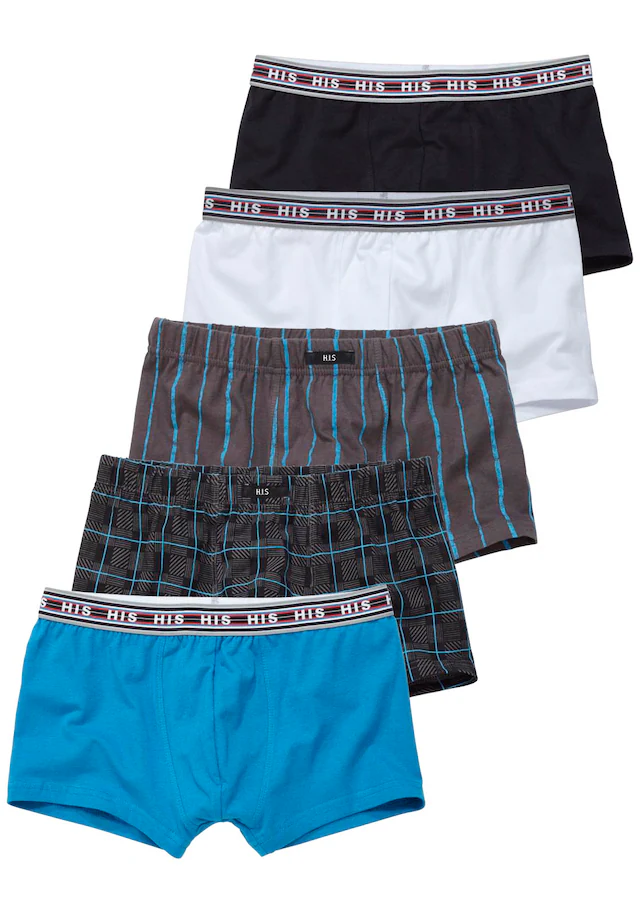 H.I.S Boxer »Boxershorts für Jungen« Packung, 5 Stk. in unterschiedlichen Designs