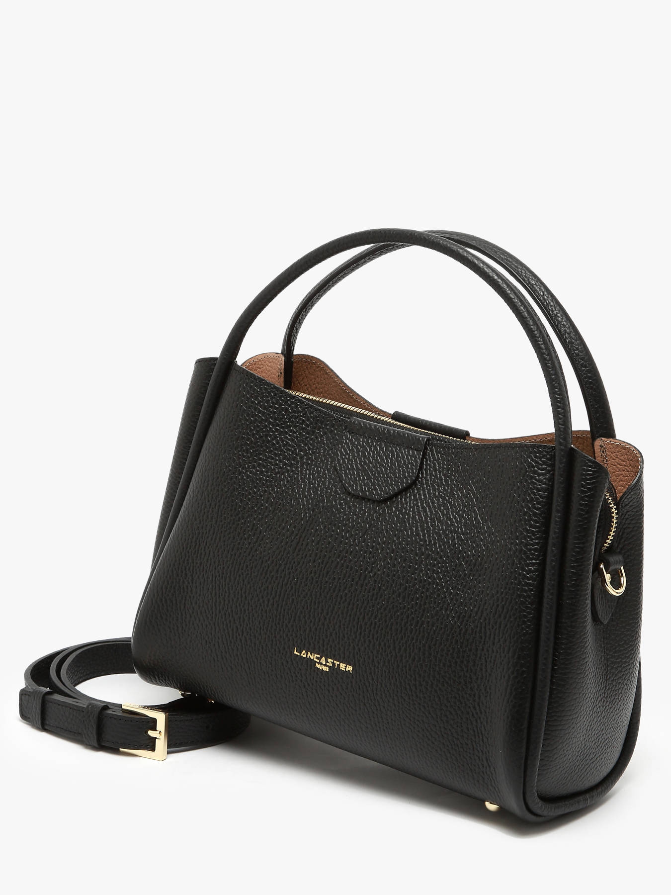 sac  main Ida double cuir LANCASTER