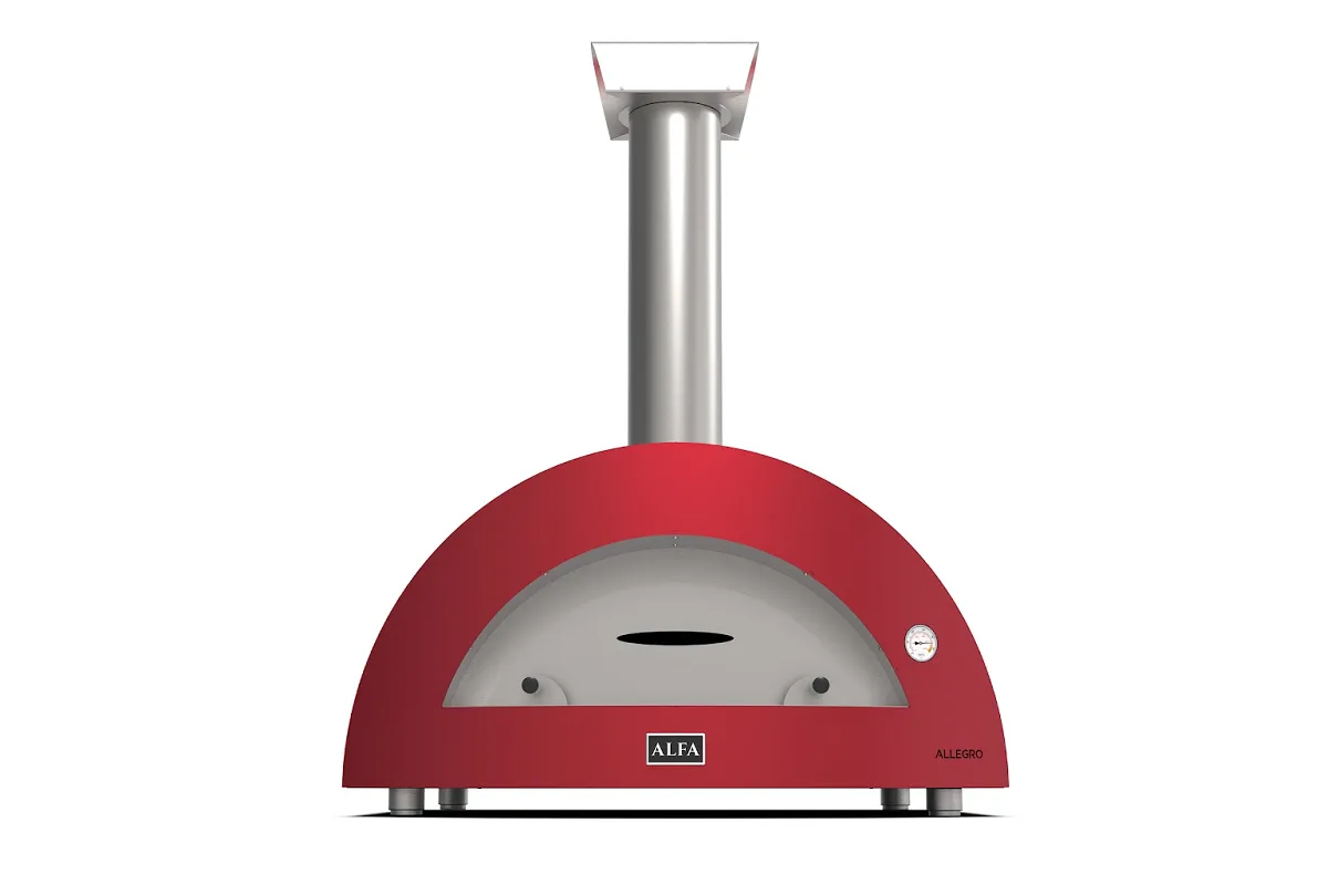 Alfa Forni Moderno 5 Pizzaer Træ rød