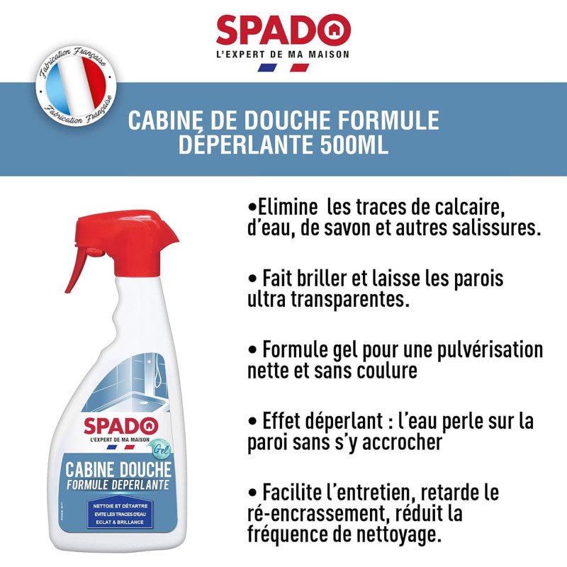 Nettoyant cabine de douche 500 ml