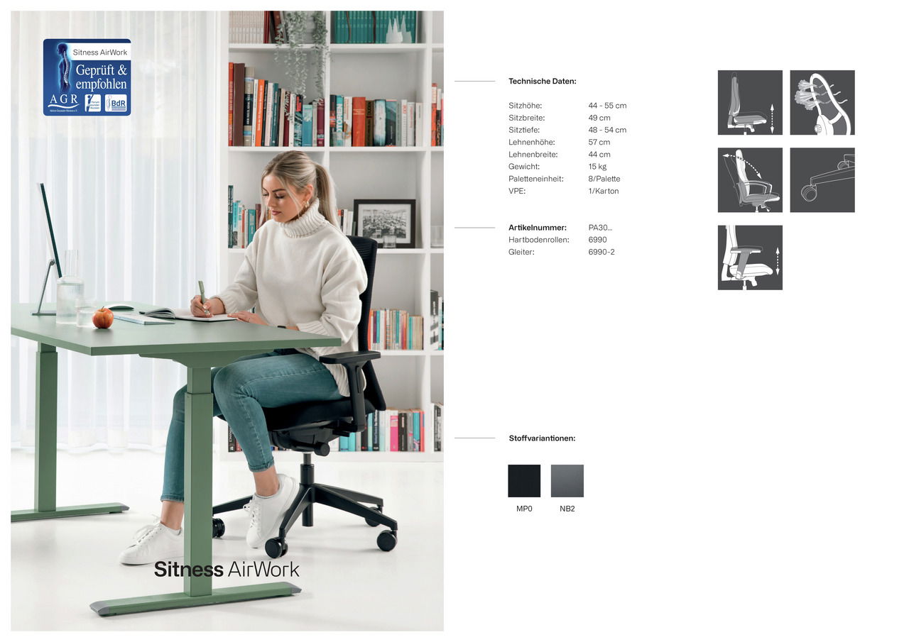 Topstar Bürostuhl SITNESS AIRWORK G