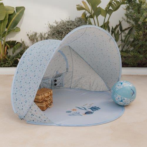 Pop-up strandtent Ocean Dreams Blue kopen? | Little Dutch