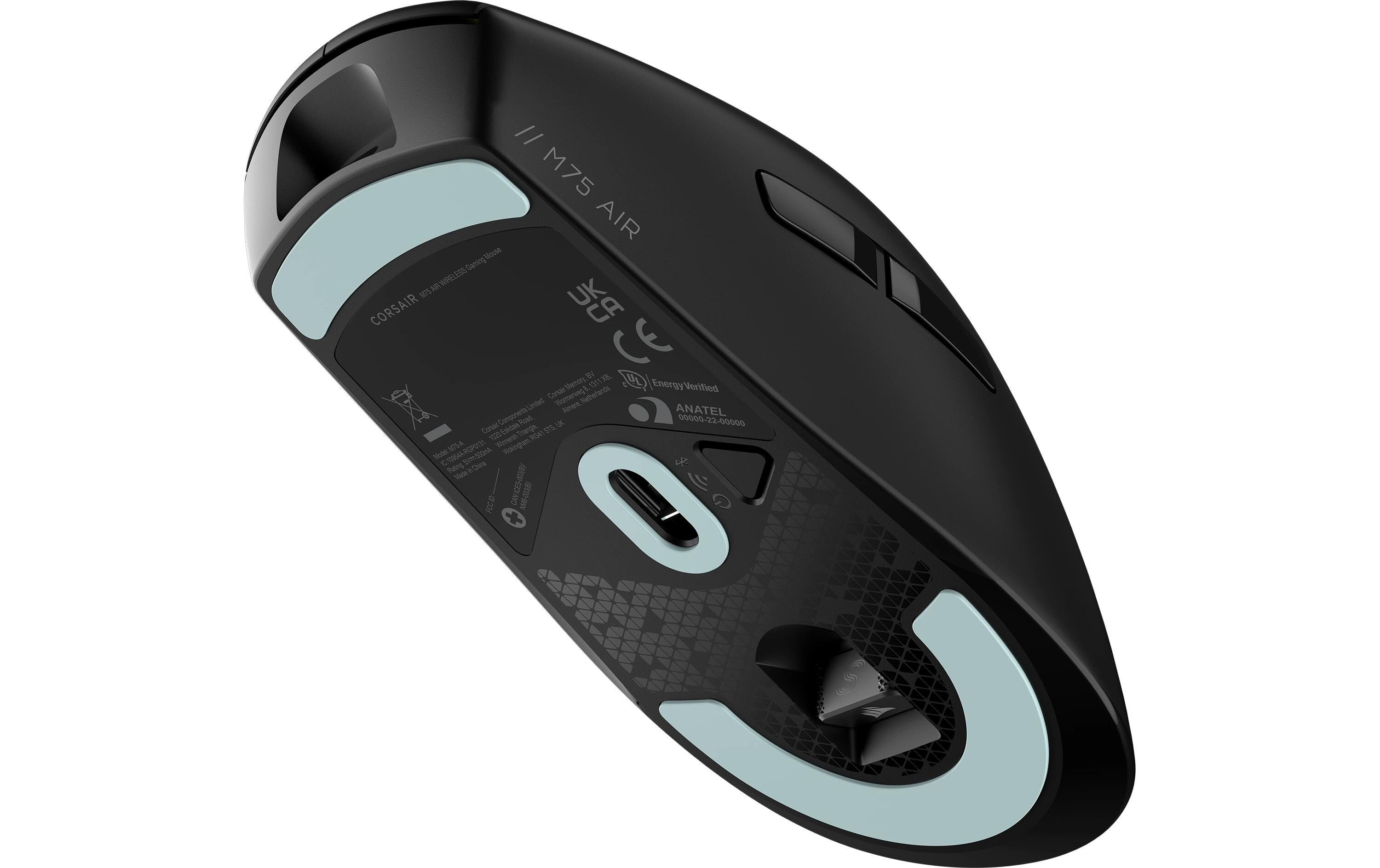 Gaming-Maus M75 Air SchwarzUltraleichte, kabellose Gaming-Mouse speziell konzipiert für FPS-, MOBA-, und Battle Royale-Spiele