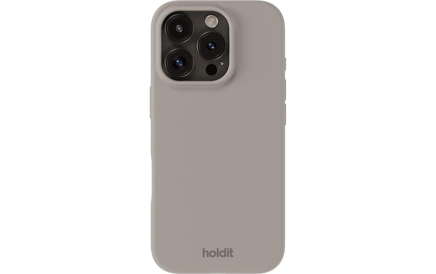 Back Cover Silicone iPhone 16 Pro TaupeSchutzhülle für das Apple iPhone 16 Pro