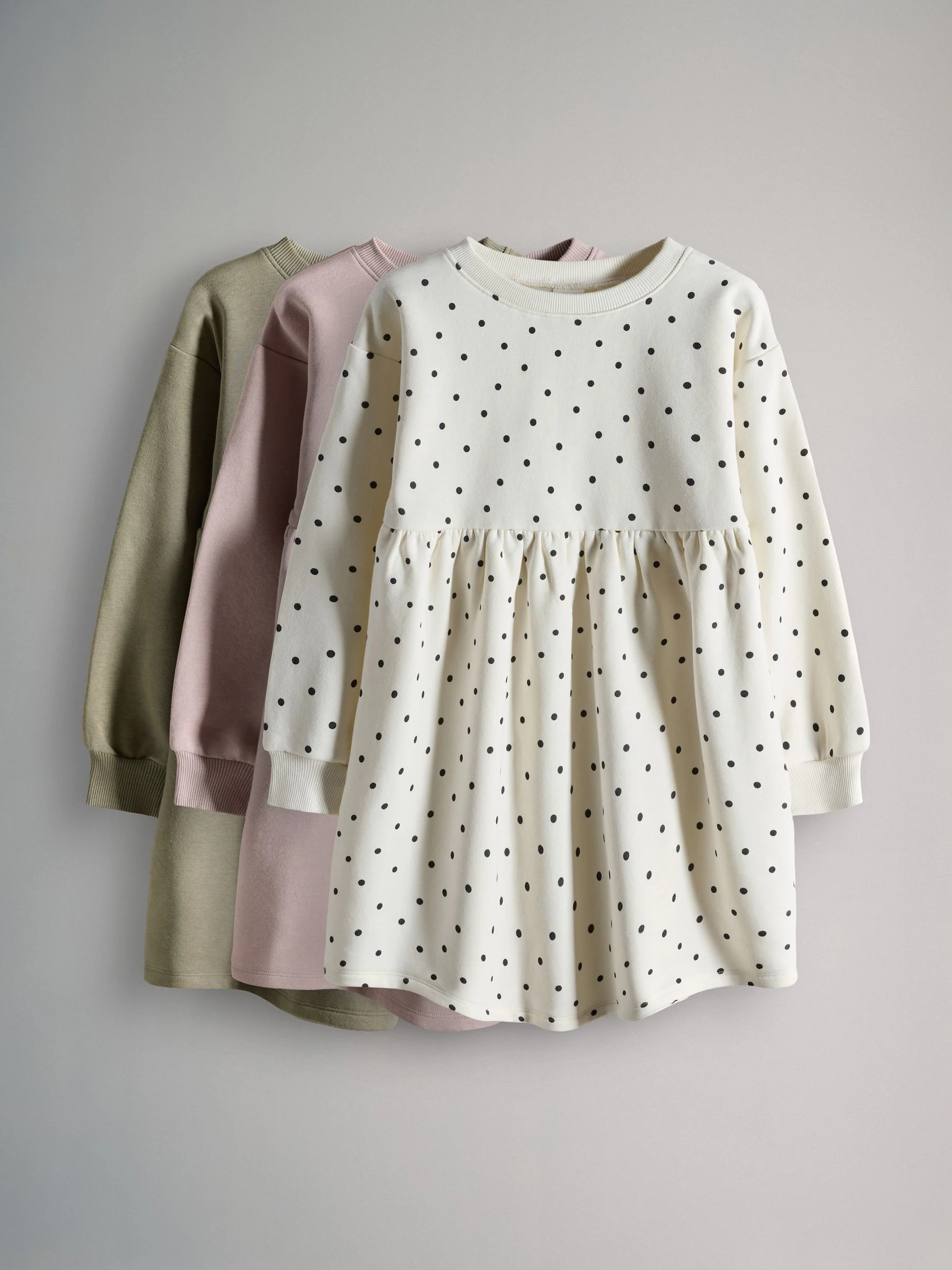 Roze/bruin/crème - The Set Sweat Dresses