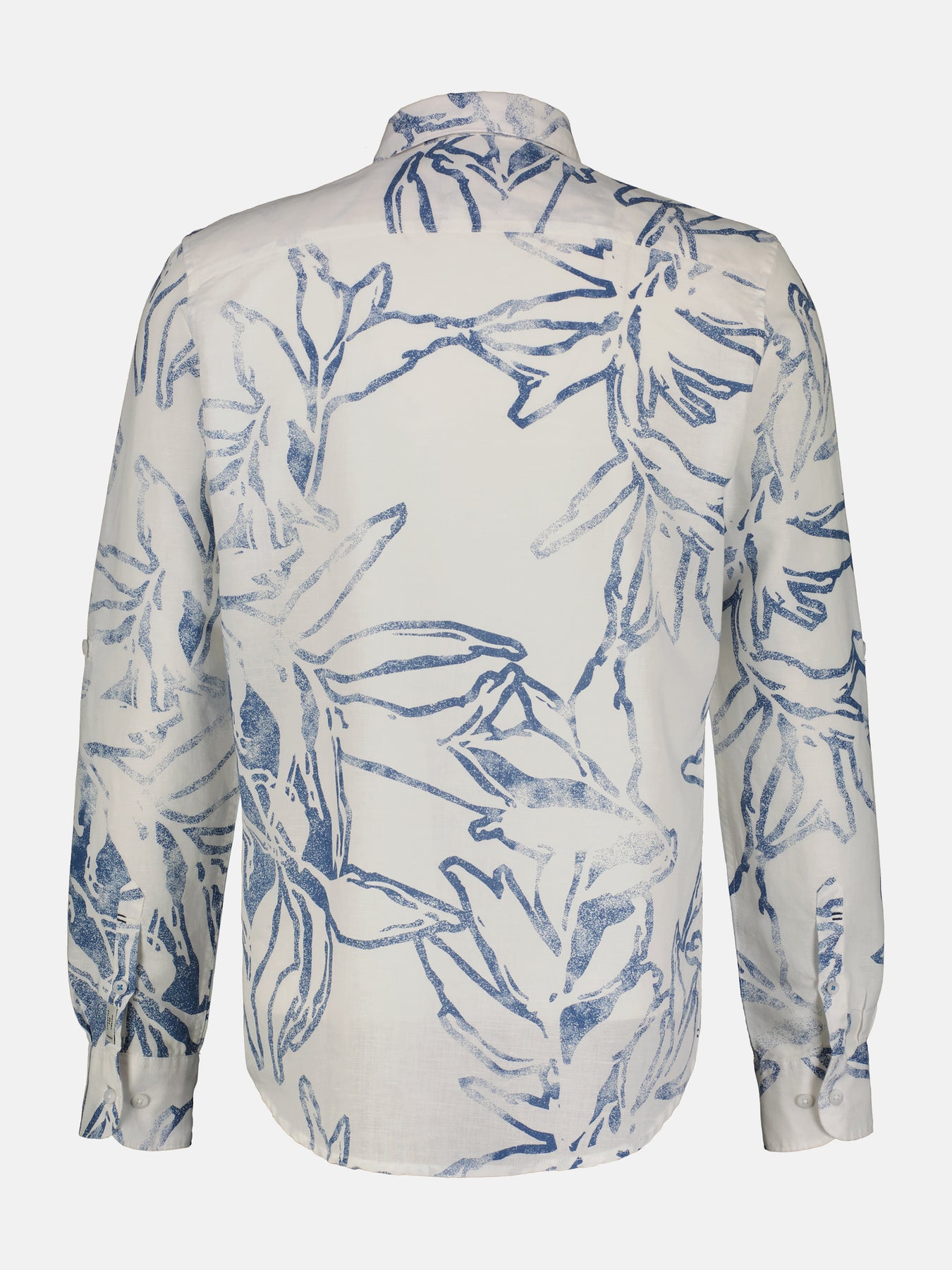 Herren Langarmhemd mit sommerlichem Print