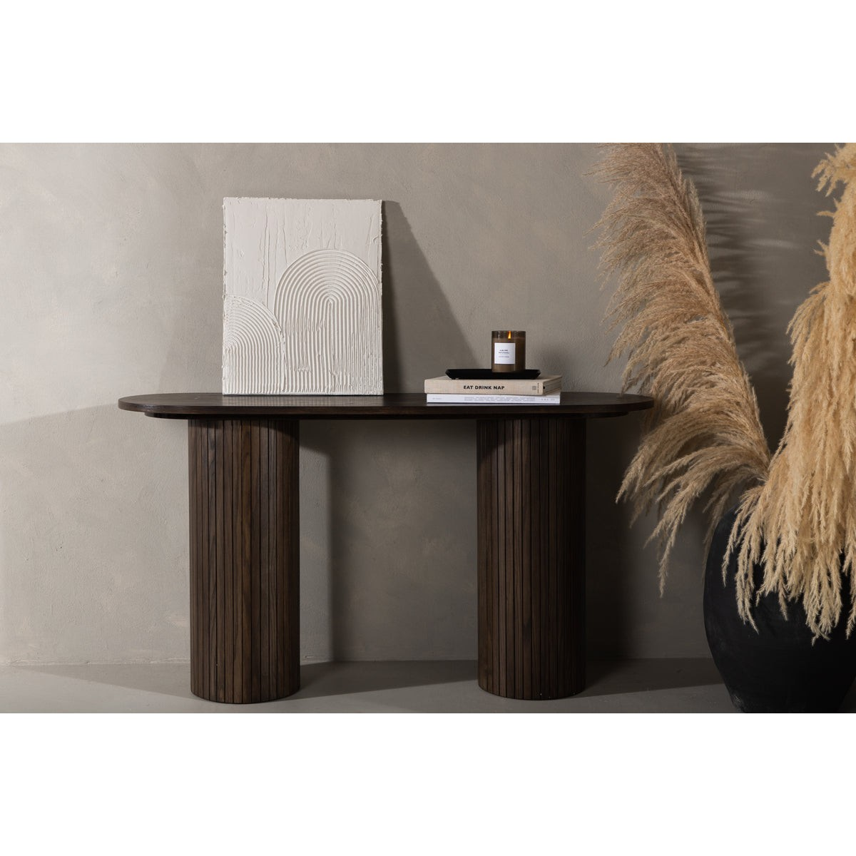 Sidetable Pokka 130x40 cm walnoot