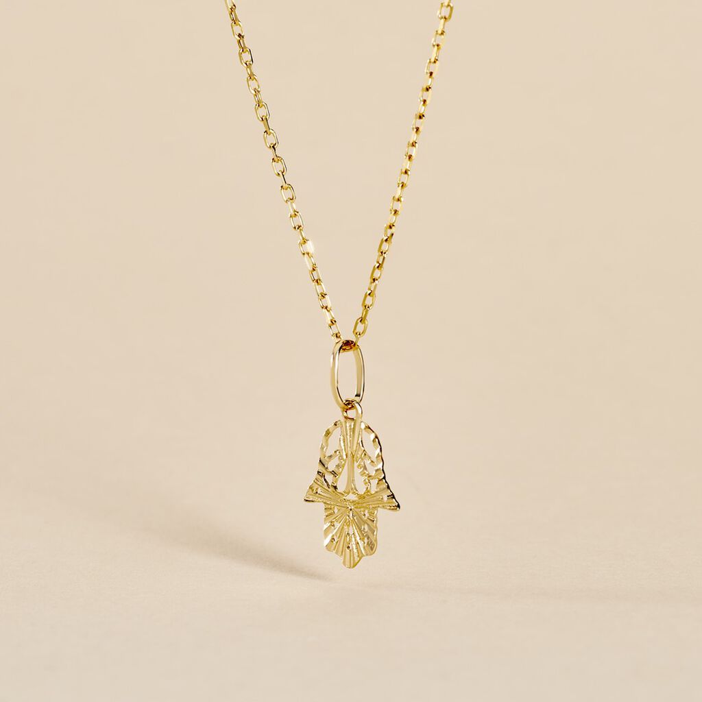 Pendentif Fatima Or Jaune