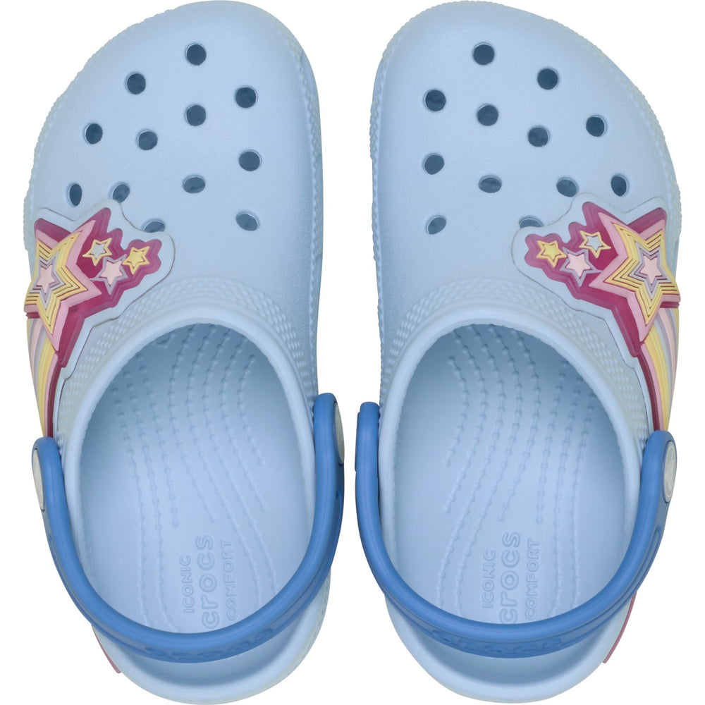 Køb Crocs Blue Frost Classic Star Lights Clog