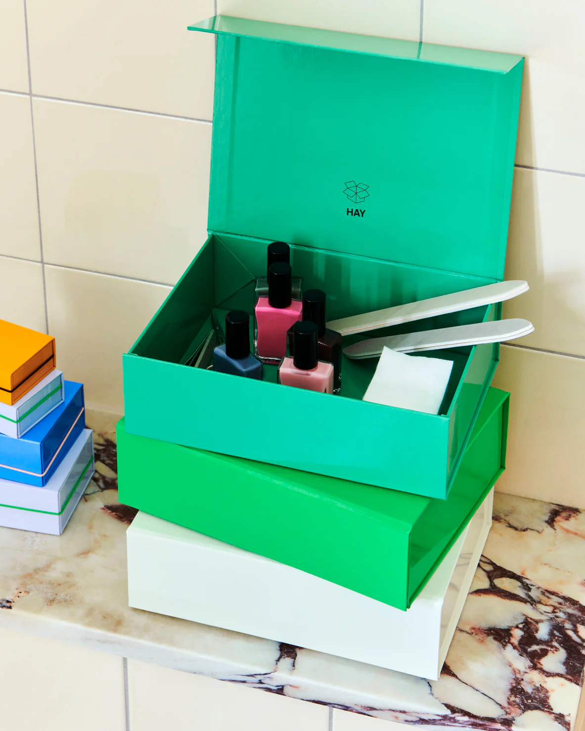 HAY  Colour Storage kasse, Emerald green - XS