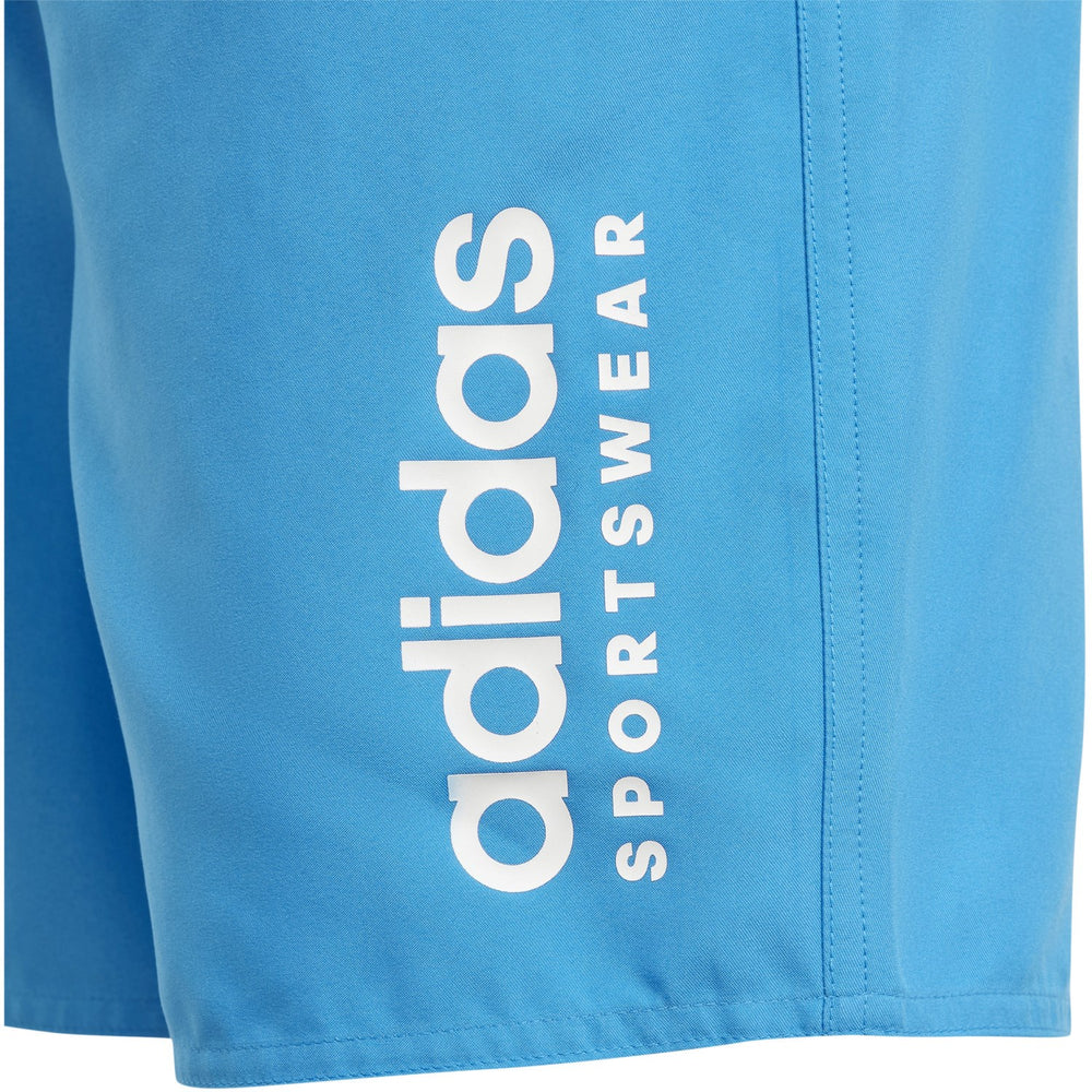 Køb adidas Originals Bright Blue/White Ess L Clx Swim Badeshorts