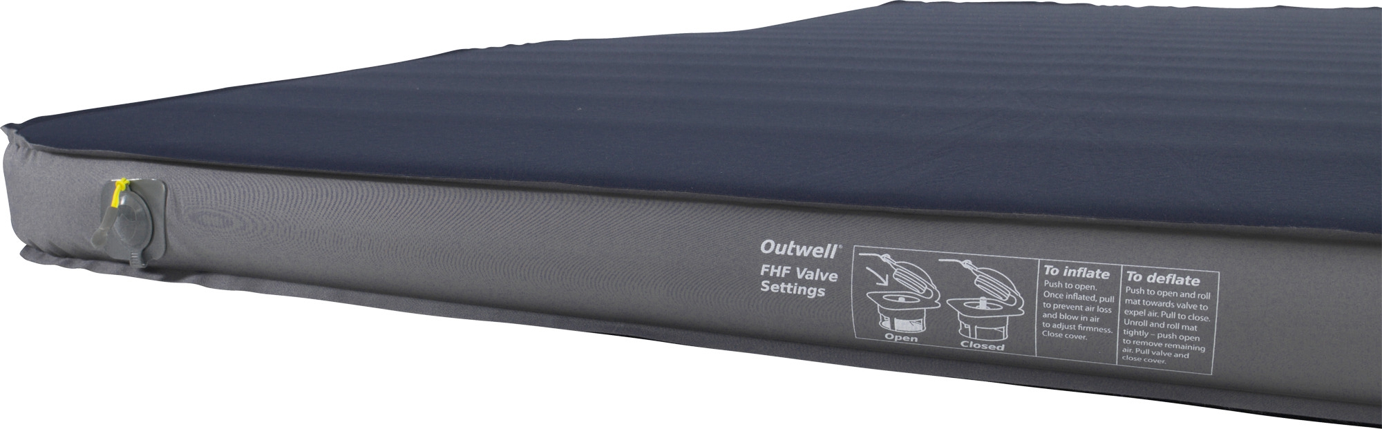 Outwell Dreamboat Campervan Wide Isomatte / Liegematte selbstaufblasend Blau 190 x 150 cm