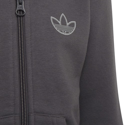 adidas Originals - HOODIE SET FZ - Noir