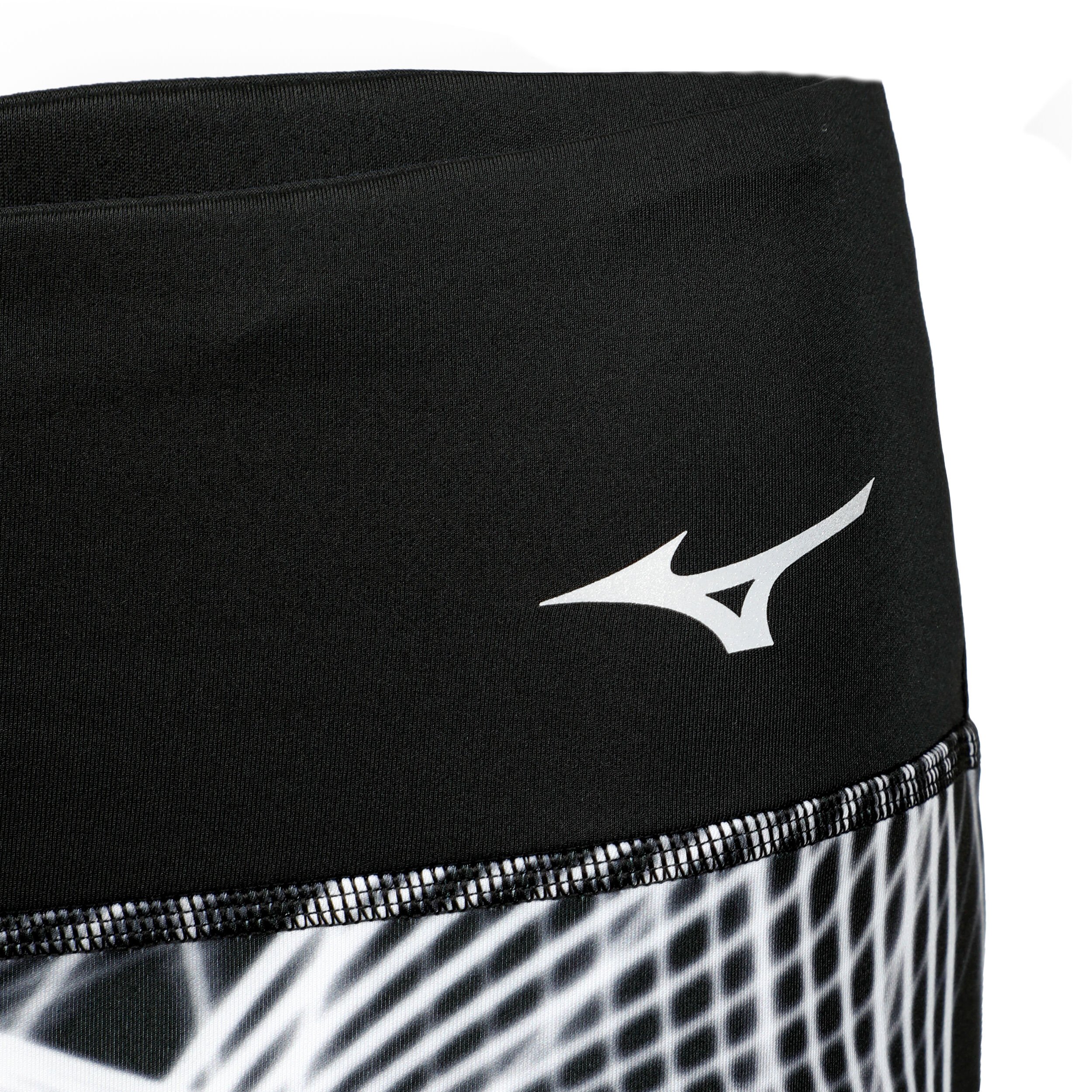 Mizuno Printed Collant De Course Femmes - Noir