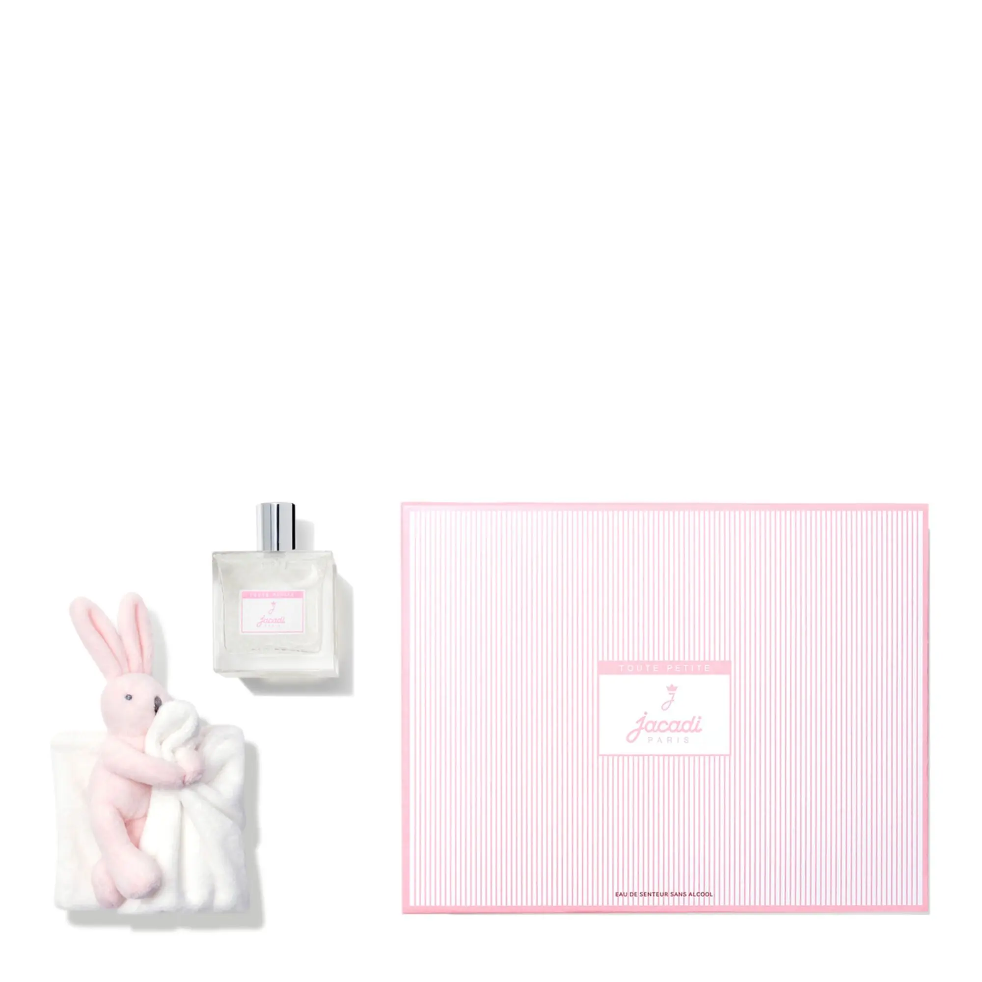 Jacadi - Coffret Toute PetiteEau De Senteur 100ml & Son Doudou Lapin Rose- Enfant
