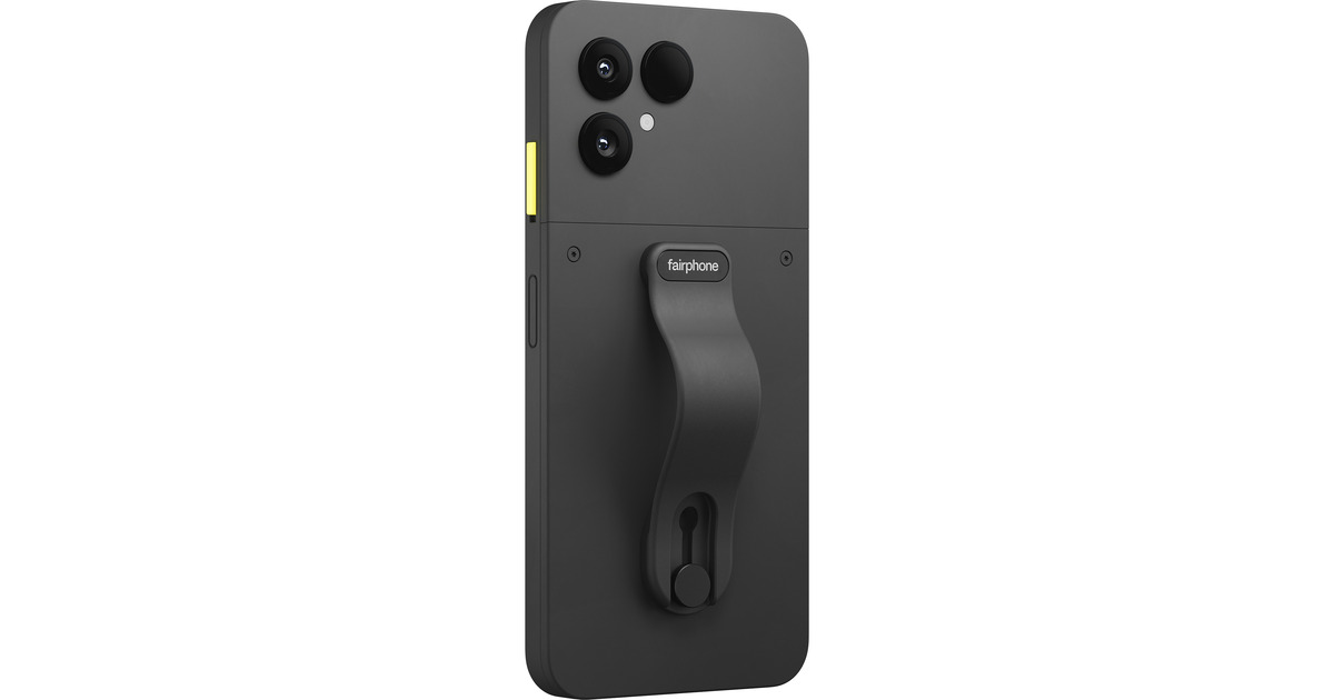 Fairphone(Gen. 6) Vingerlus smartphonehouder  (Zwart)