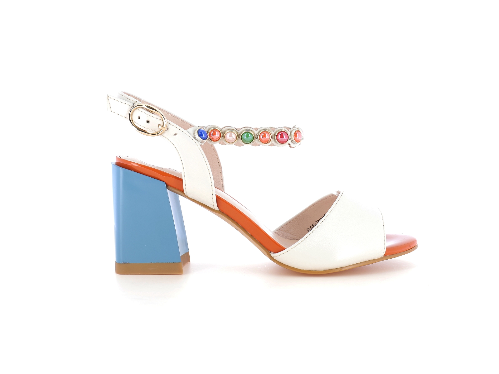 Metamorf ose-RABONNIR Cuir Multi Blanc