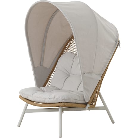 Ennits loungestol - Sandy grey