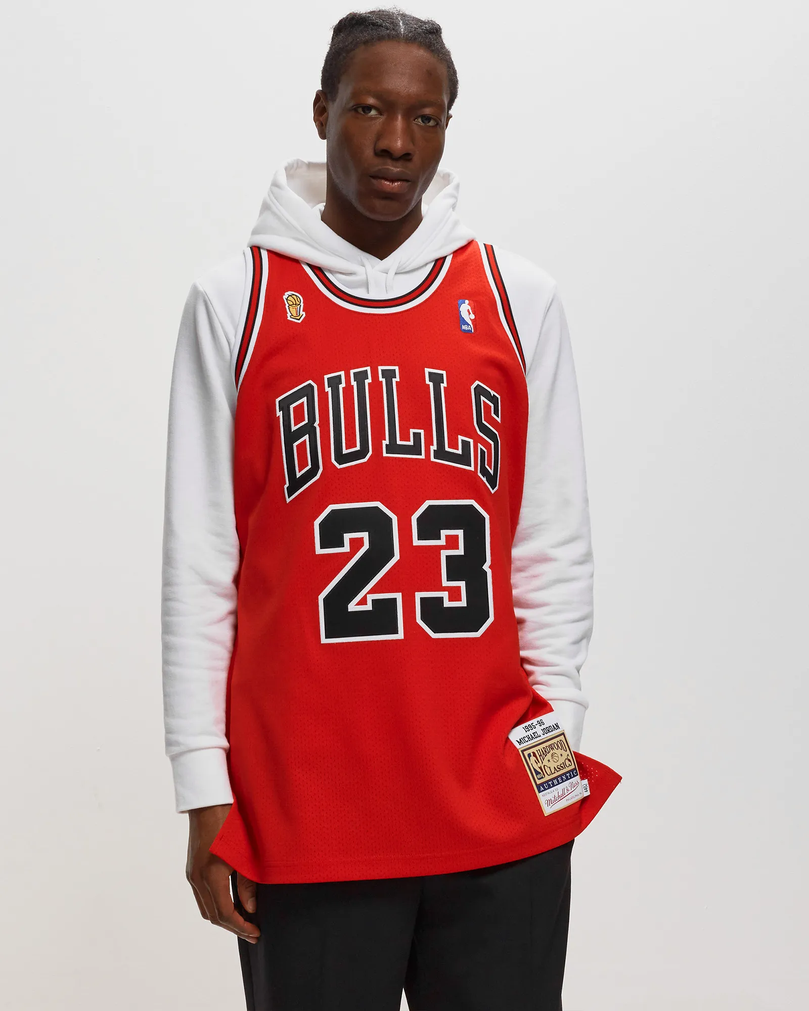 Mitchell & Ness NBA Authentic Jersey Chicago Bulls Road Finals 1995-96 Michael Jordan #23