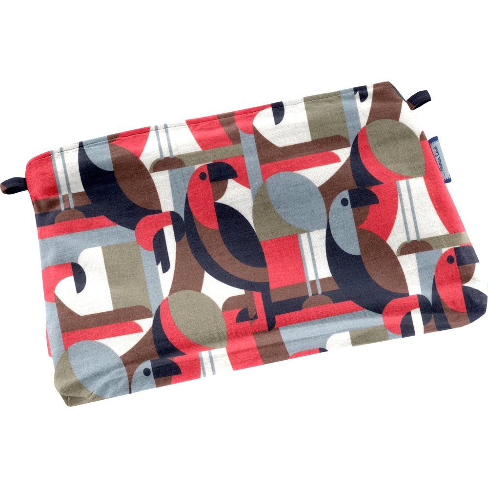 Mini Pochette Tissu Oiseau Pop