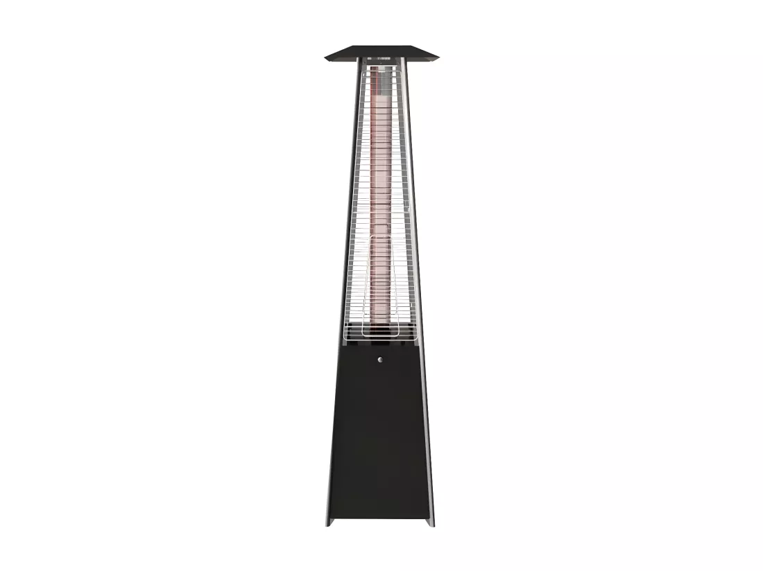 Flamme gaz FAVEX - Chauffage extérieur - Gaz Propane - Housse de protection - L 50 x P 50 x H 227 cm - Noir
