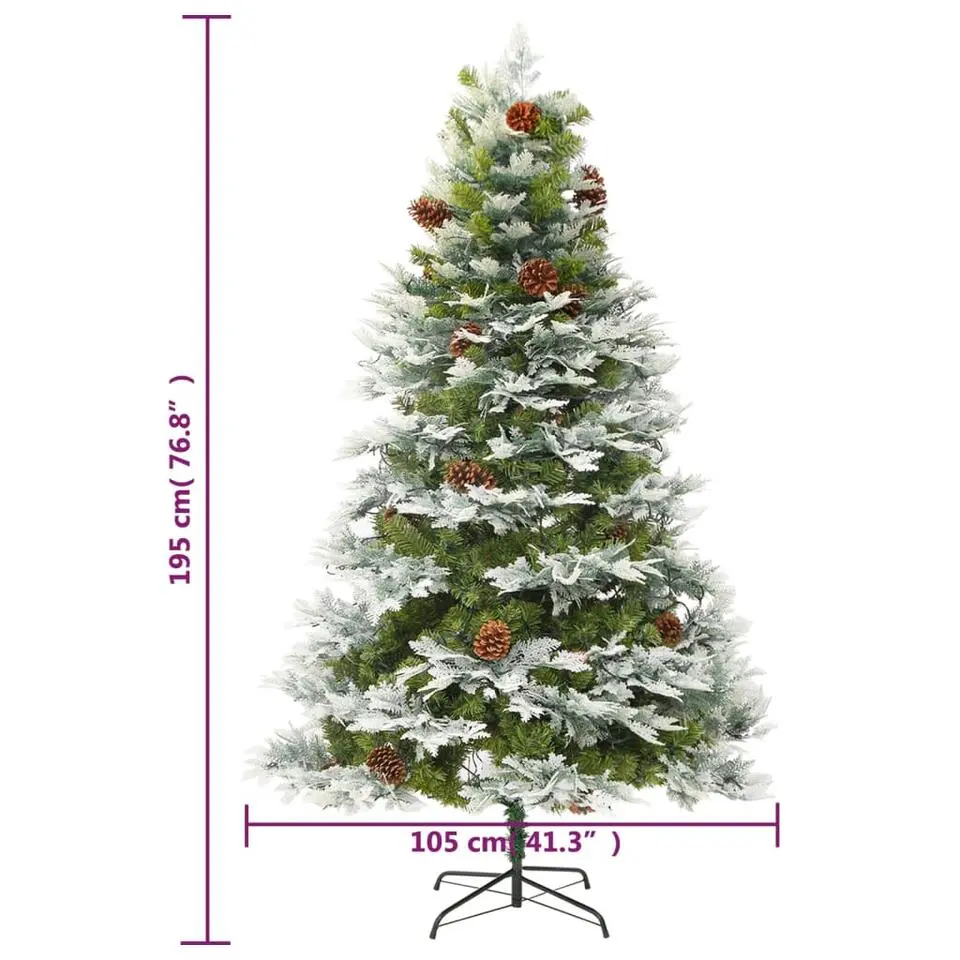 vidaXL - Kerstboom - Groen - 195 x 105 cm