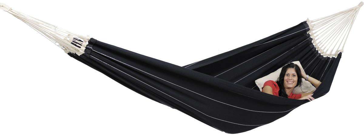 Hängematte Barbados 230 x 150 cm schwarz