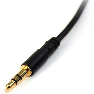 StarTech.com Câble slim audio stéréo de 3,5 mm (M/M) - 4,6 m - Connecteurs plaqués en or