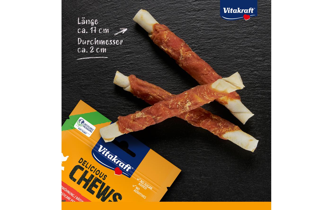 Kaurolle Deli Chews Chicken L, 3 Stk.Kauspass für grosse Hunde
