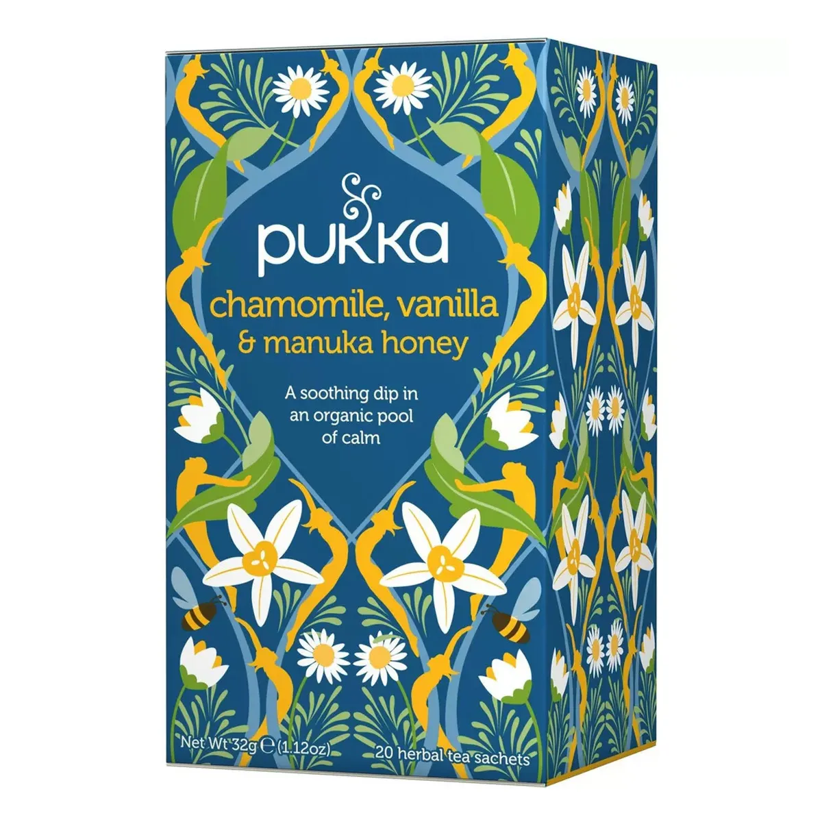 Pukka Chamomile, Vanilla & Manuka Honey te Ø - 20 breve