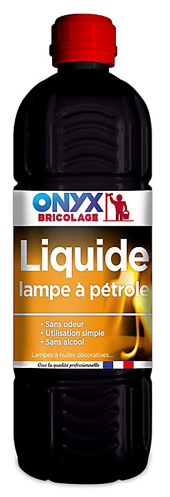 Liquide pour lampe à pétrole Onyx en bouteille capacité 1 L