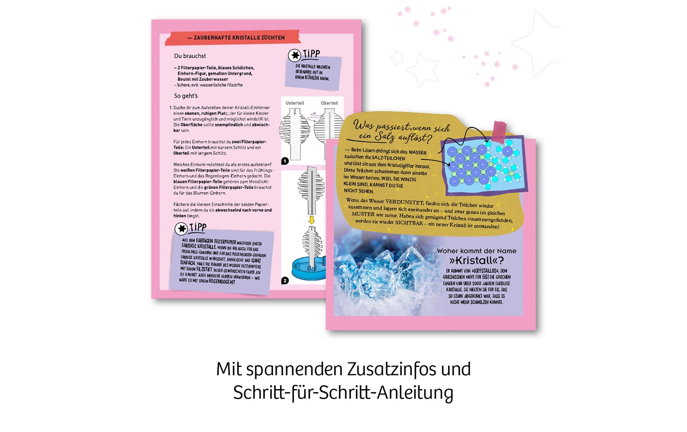 Experimentierkasten Kristall-EinhörnerMagische Kristalle züchten