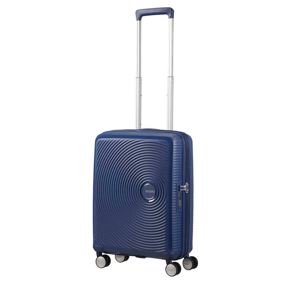American Tourister Soundbox Spinner 55 Expandable midnight navy