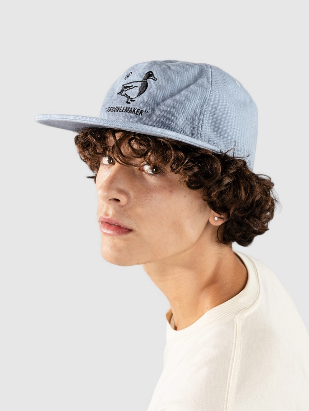 Carhartt WIP Stamp Cap misty sky/black