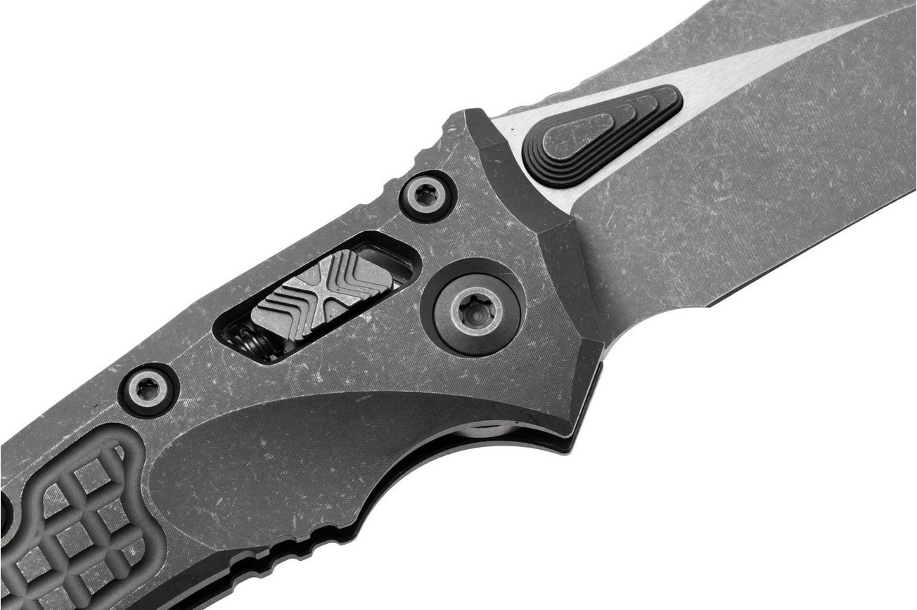 Microtech Marfione Select Amphibian 137RL-10APFRMS1, Apocalyptic Stonewashed M390MK, Apocalyptic Frag Titanium zakmes, Tony Marfione design