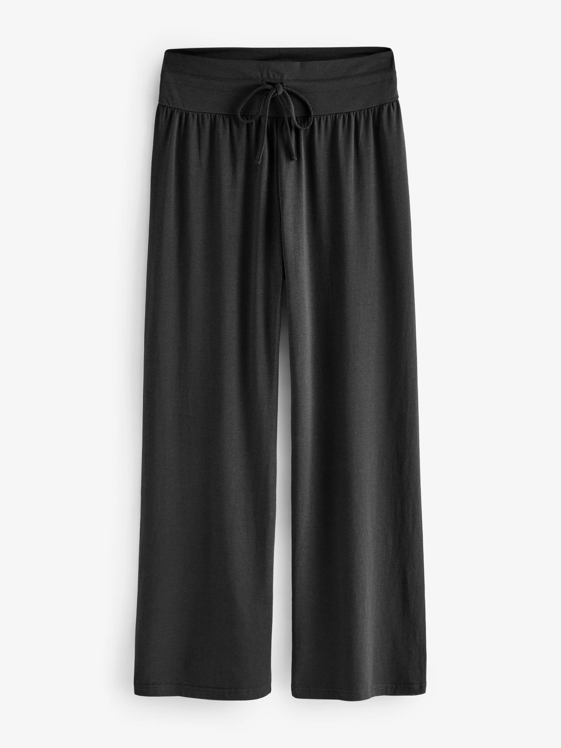 Zwart - Hush Amie joggingbroek met wijde pijpen