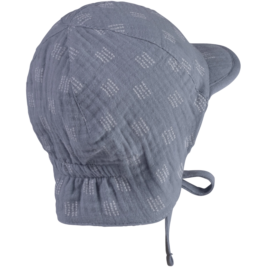 Sterntaler Wendeschirmmütze mit Nackenschutz graublau