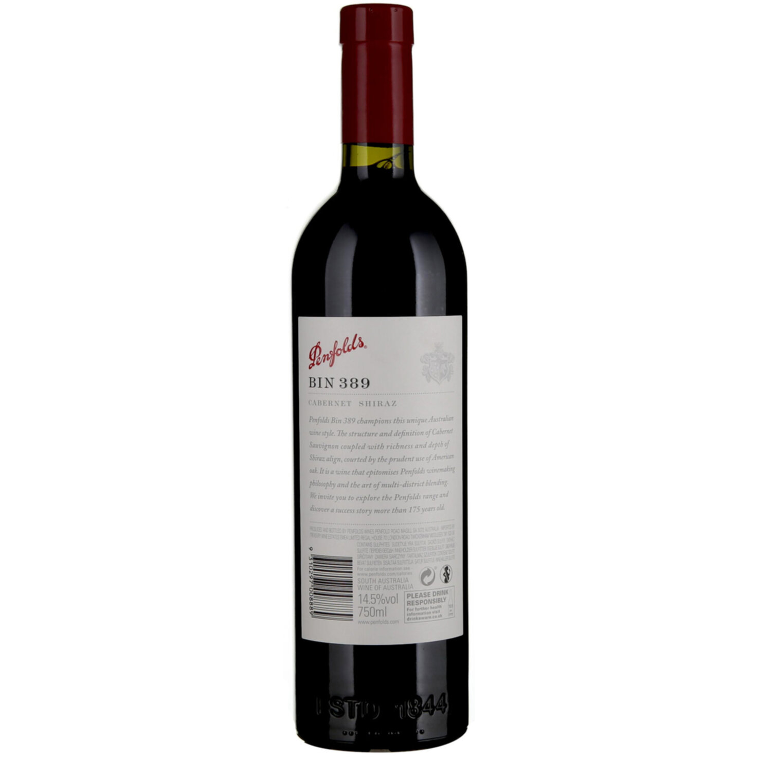 Shiraz/Cabernet Sauvignon Australia Bin 389 Penfolds -75cl