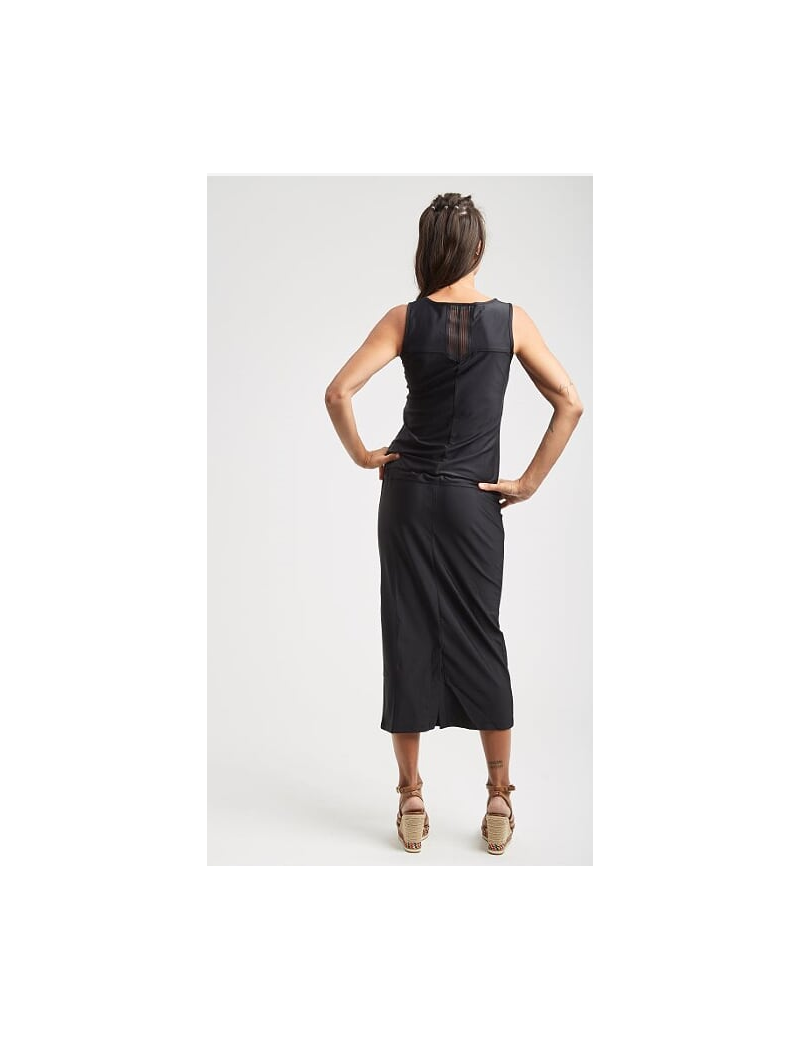 HBT ROBE LONGUE JENNY NOIR