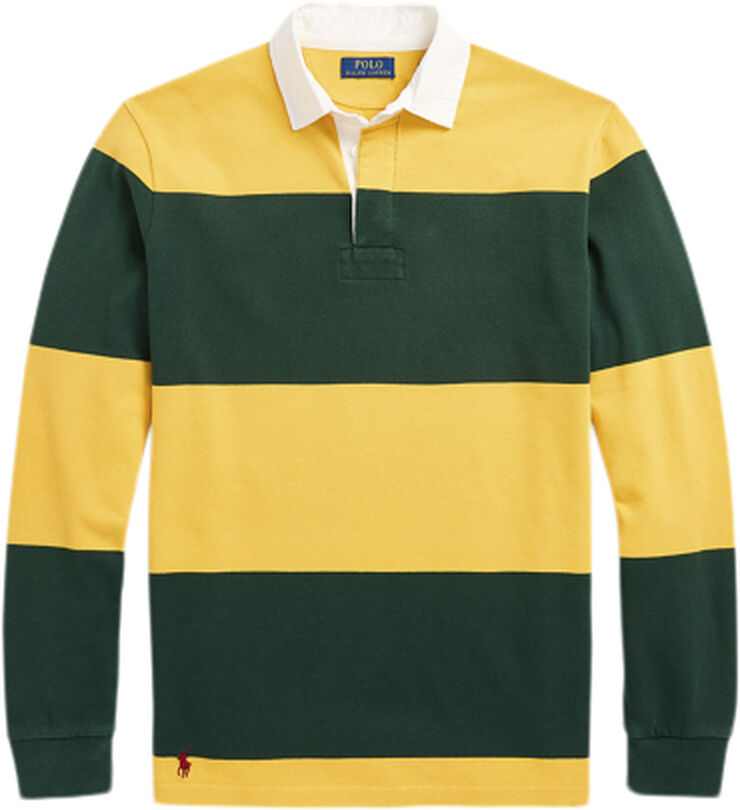 Polo Ralph Lauren AUTHENTC RUGBY JRSY-LSL-RUG Moss agate/gold bugle