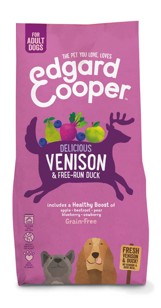 Edgard & Cooper Adult - Hondenvoer - 7 Kilogram - eend, hert