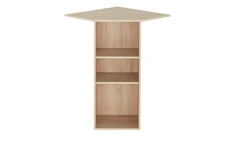 Eckregal Multischrank-System 98 cm Eiche sägerau (Nachbildung)