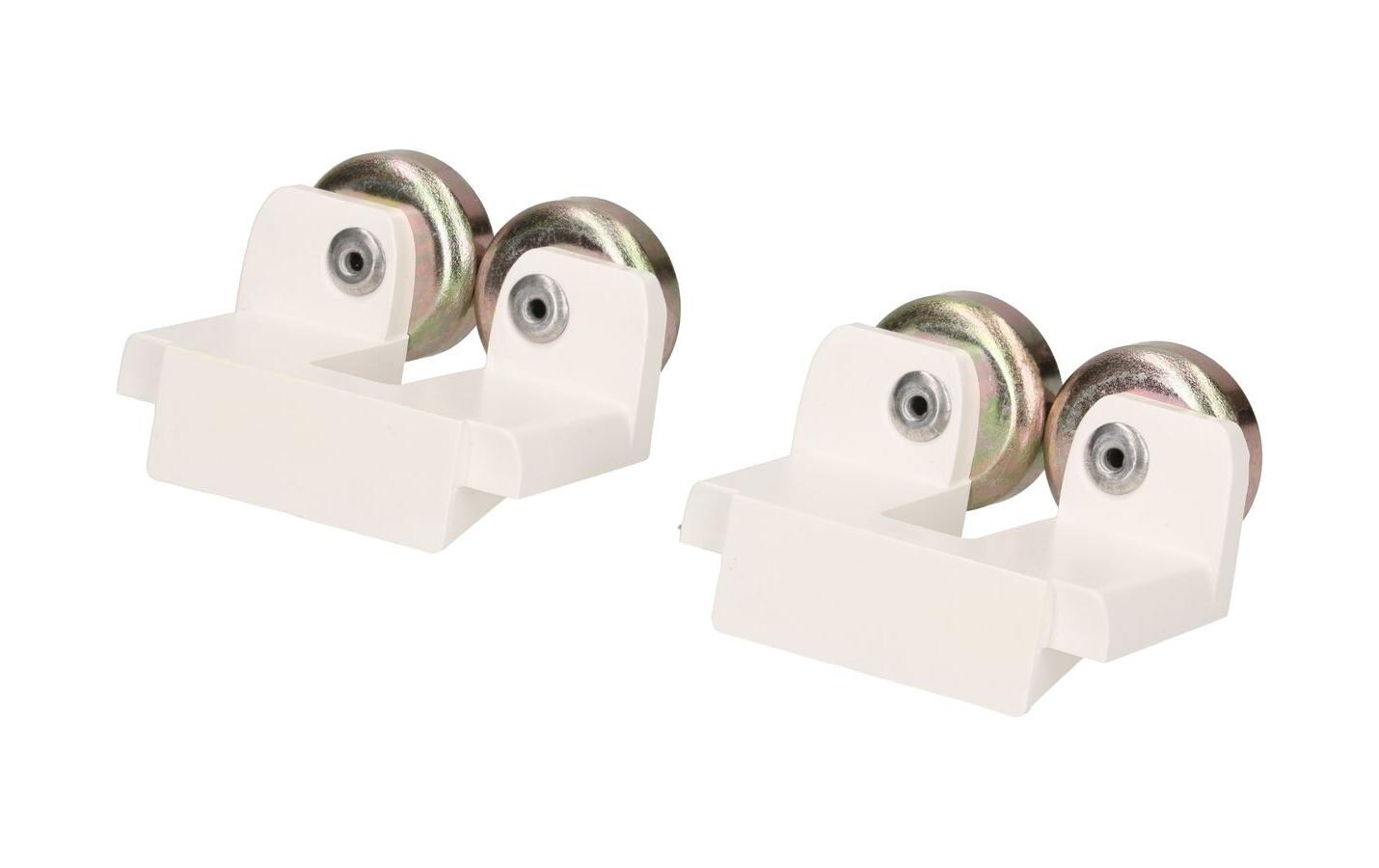 Halterung mit Magnet, erhöht, CUBO, Weiss 2 StückBefestigungsset mit Magnetbefestigung