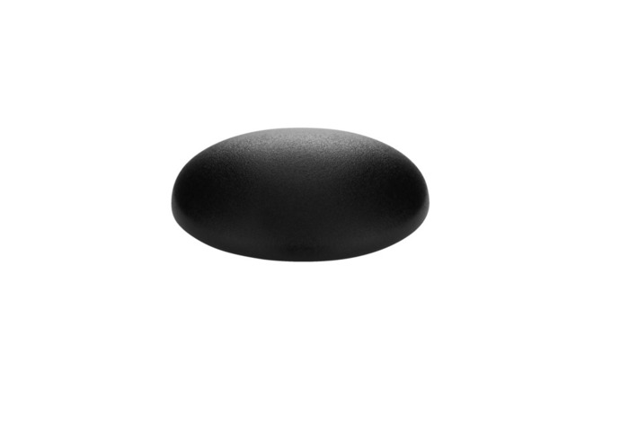 Habo dørstopper sort plast 9,5 x Ø40 mm 2 stk.