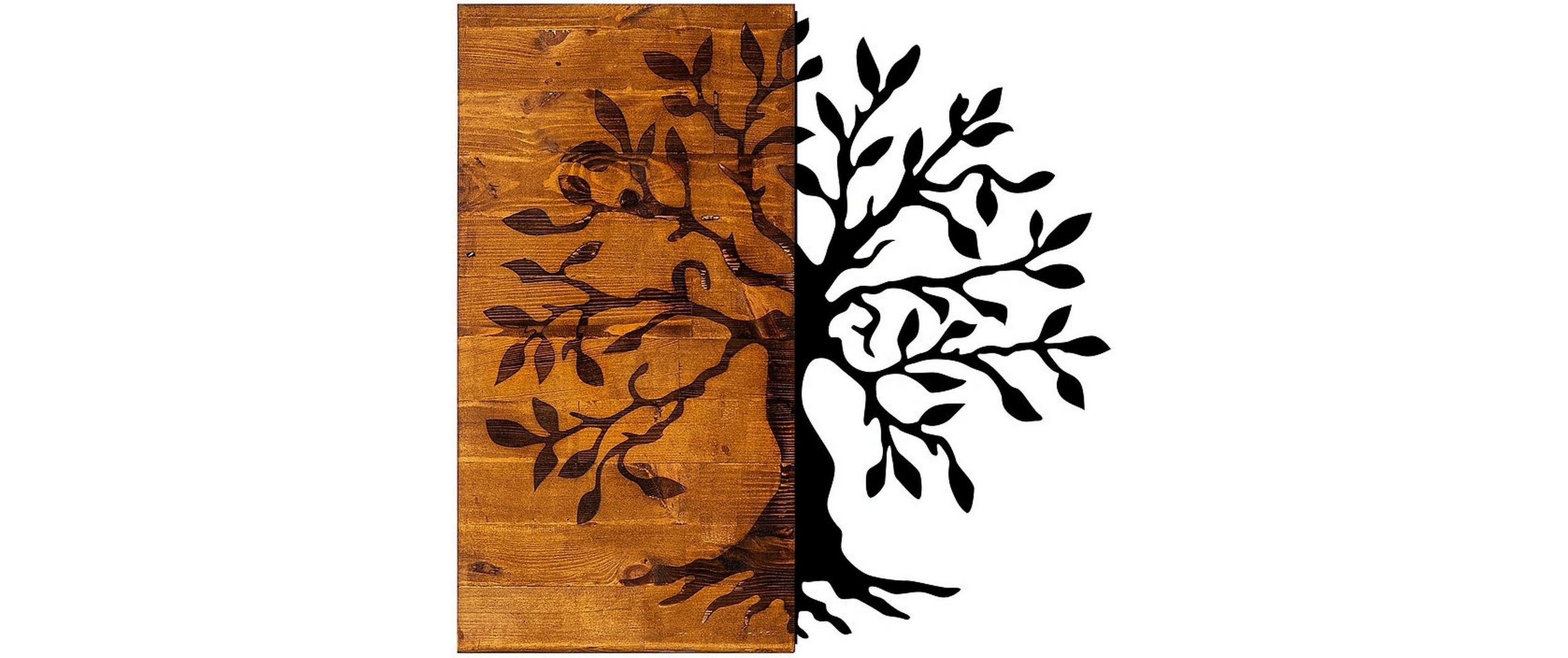Wanddekoration Tree 58 x 58 cmWand-Accessoire