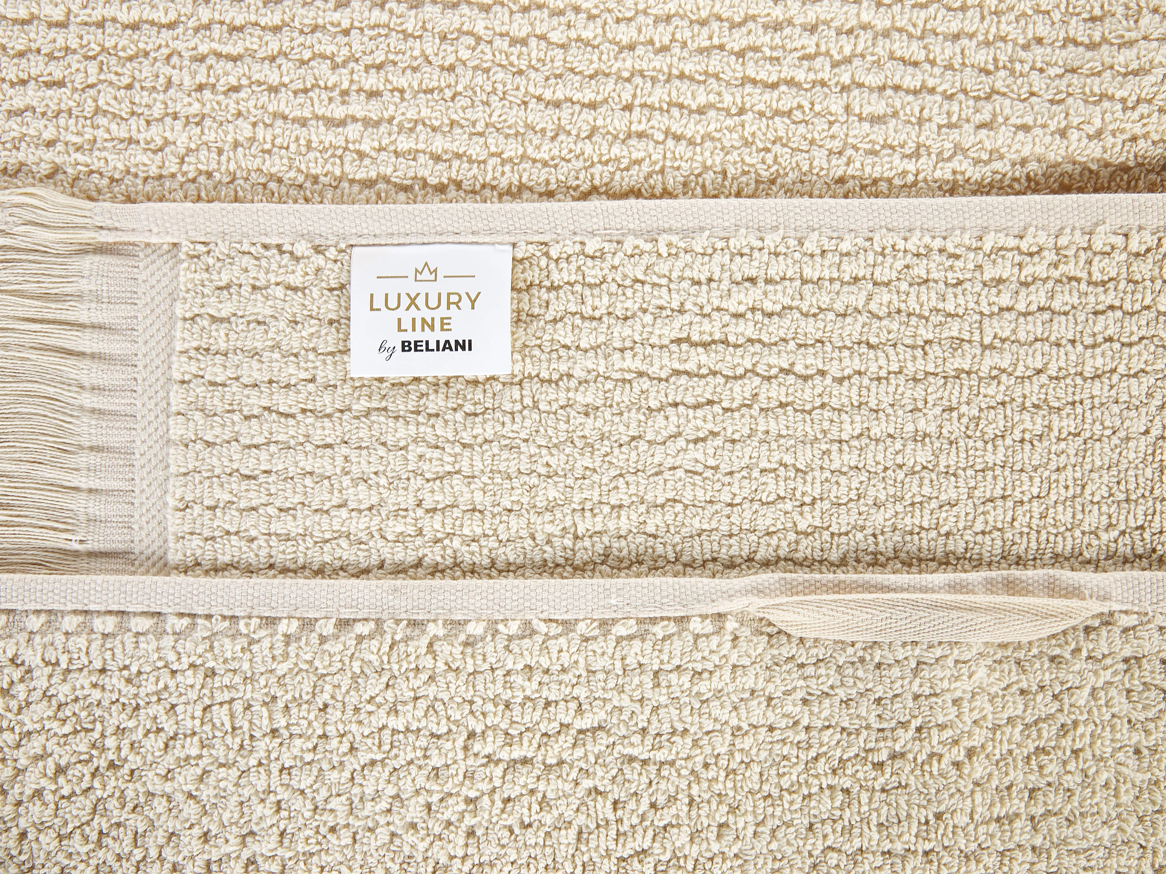 2-delige handdoekset ATIU Badstof Beige