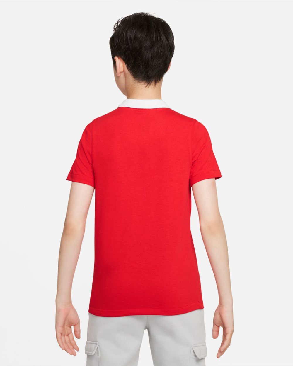 Polo Nike Team Club 20 Rouge pour enfant