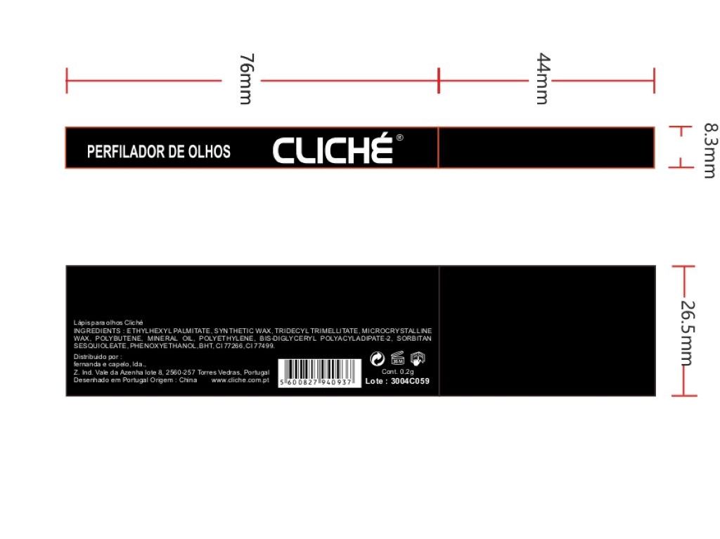 EYELINER CLICHÉ PRETO UN